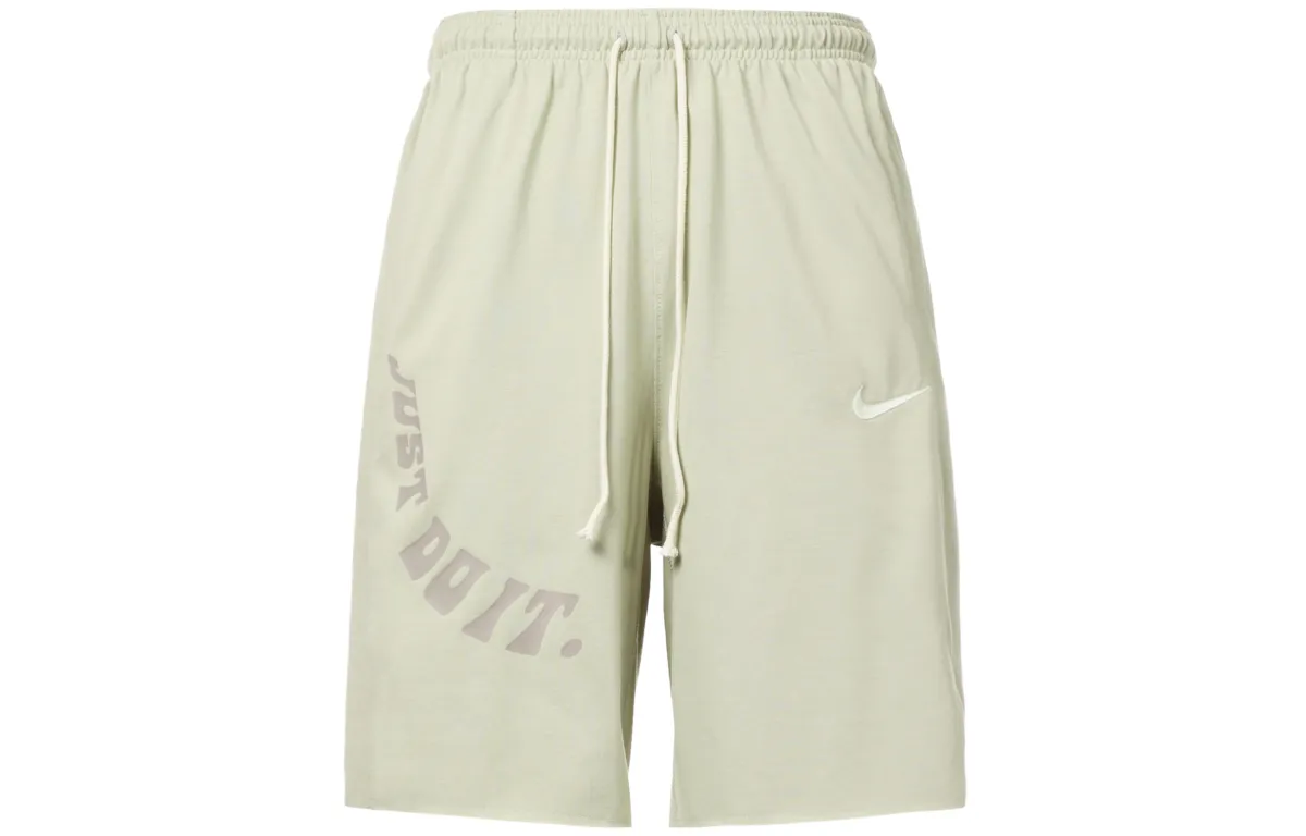 Nike Dri-Fit Casual Shorts Men's Light Lime Gray Moderate