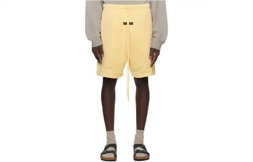 Fear Of God Essentials Casual Shorts Men's Light Yellow Moderate