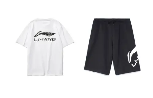 Li Ning Casual Sportswear Men's Crew Neck Moderate
