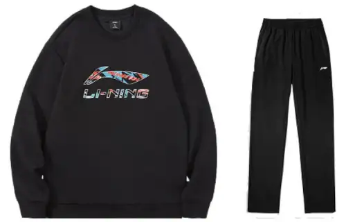 Li Ning Casual Sportswear Men's Crew Neck Moderate