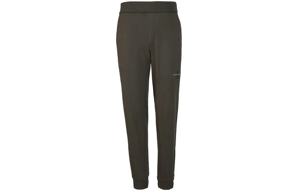 CALVIN KLEIN Casual Pants Men's Army Green