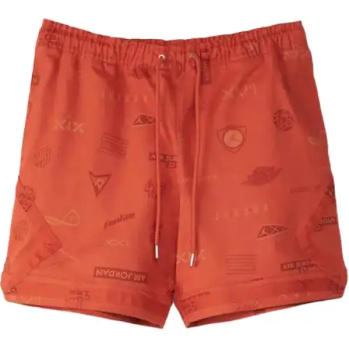 Jordan Flight Heritage Casual Shorts Men's Orange Red Moderate
