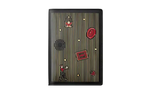 CARTIER Calfskin Passport Holder Men's Black