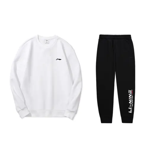 Li Ning Badminton Collection Casual Sportswear Unisex Crew Neck Moderate