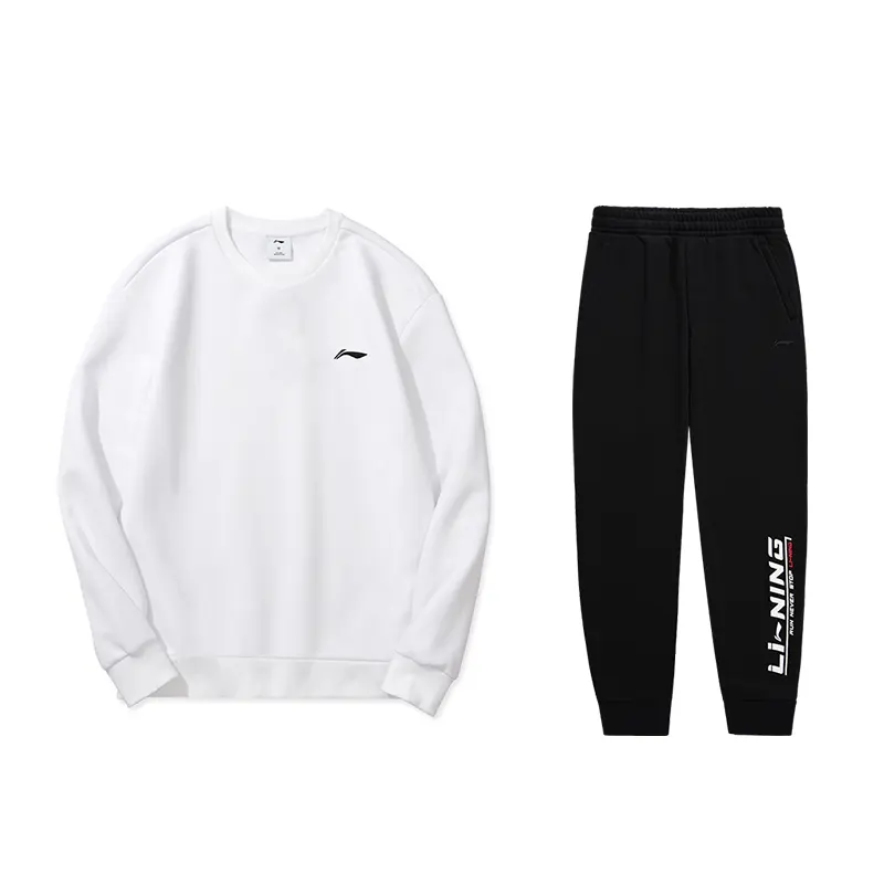 Li Ning Badminton Collection Casual Sportswear Unisex Crew Neck Moderate