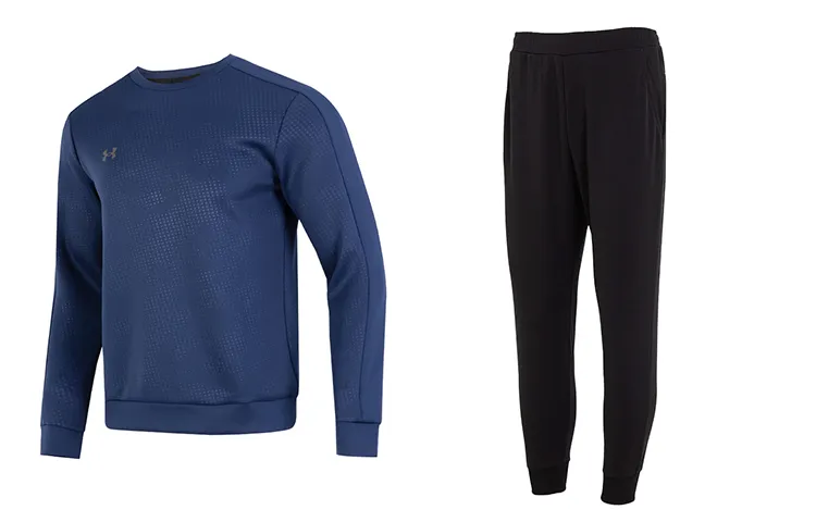 Under Armour Casual Sportswear Sets Men's Crew Neck Moderate