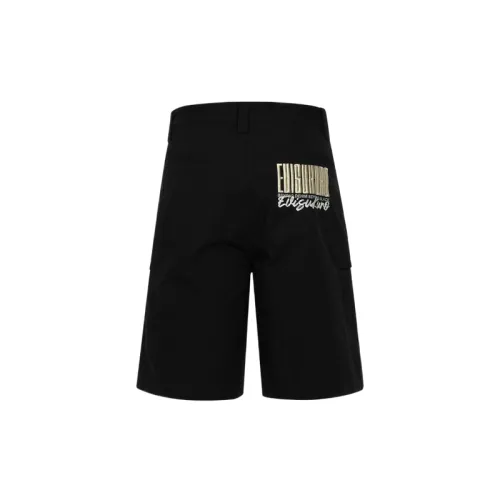 EVISU Casual Shorts Men's Black Moderate