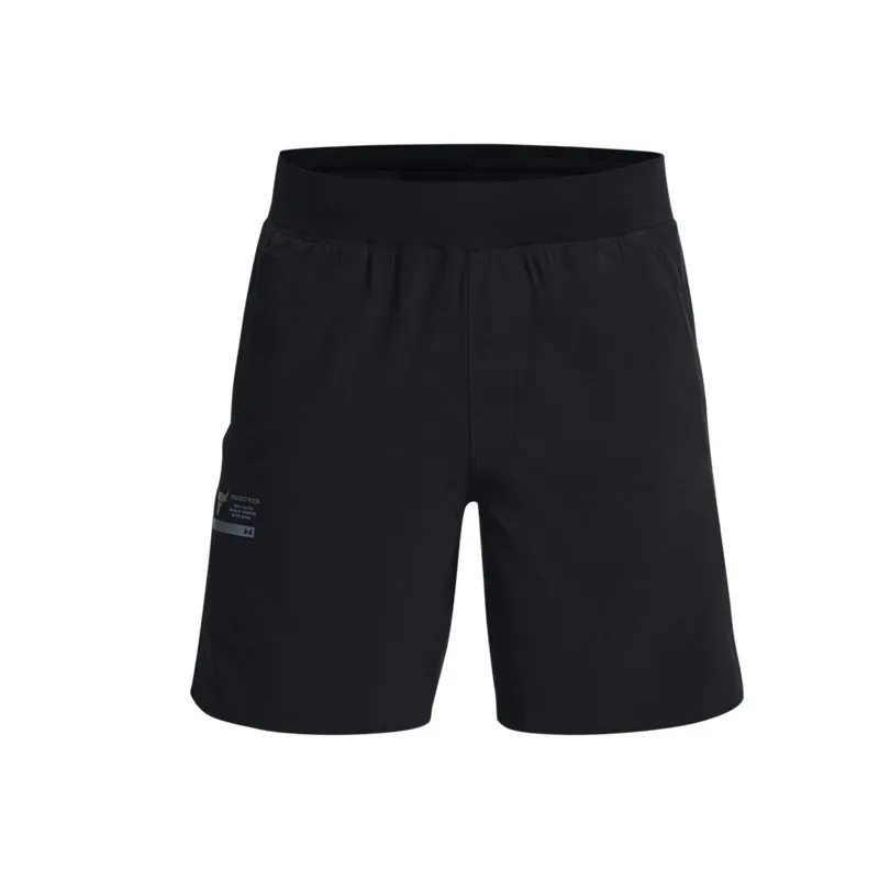 Under Armour Project Rock Casual Shorts Men's Black Moderate