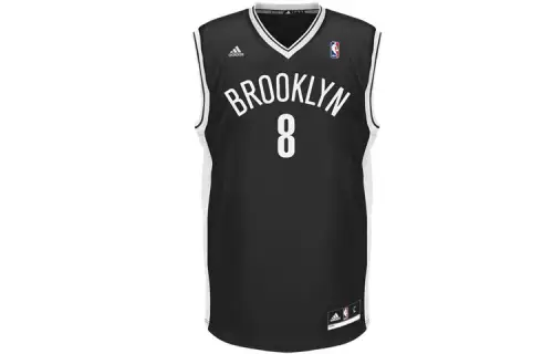 Adidas Brooklyn Nets Delon Williams No. 8 REP Fan Edition NBA Sports Basketball Vest Men's Black