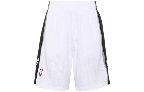 Mitchell & Ness San Antonio Spurs SW Fan Edition 98-99 Season NBA Retro Loose Mid-waist Breathable Shorts Basketball Pants Same Style for Men and Women White