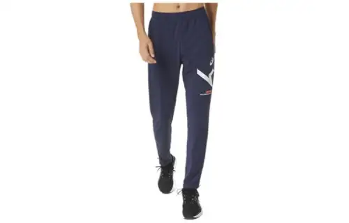 ASICS Casual Pants Unisex Blue Moderate Cuffed Pants