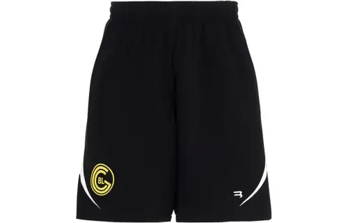 Balenciaga Casual Shorts Men's Black Moderate