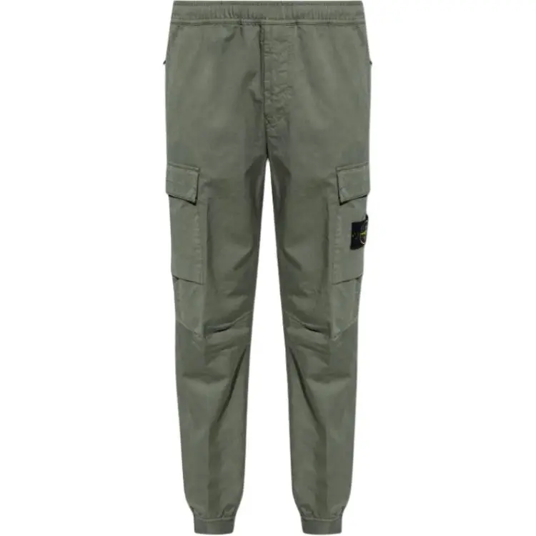 STONE ISLAND Compass Patch Tapered Leg Cargo Pants