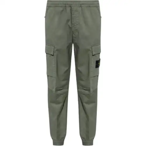 STONE ISLAND Compass Patch Tapered Leg Cargo Pants
