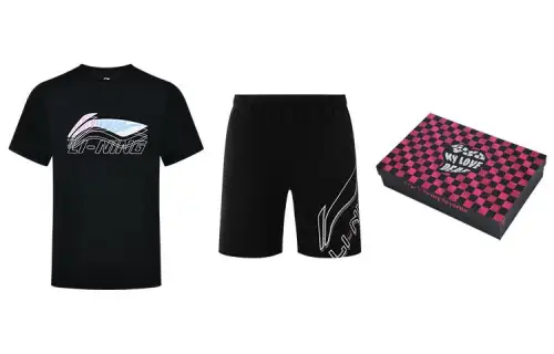 Li Ning Badminton Collection Casual Sportswear Men's Crew Neck Moderate