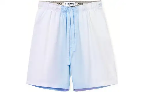 LOEWE Striped Cotton Shorts