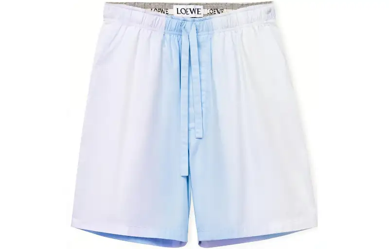 LOEWE Striped Cotton Shorts