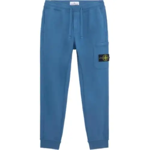 STONE ISLAND Casual Pants Men's Blue