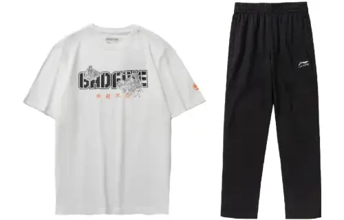 Li Ning Casual Sportswear Men's Crew Neck Moderate