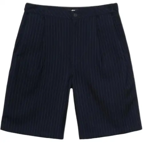 Stussy Volume Pleated Stripe Short