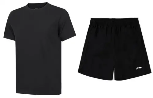 Li Ning Casual Sportswear Men's Crew Neck Moderate