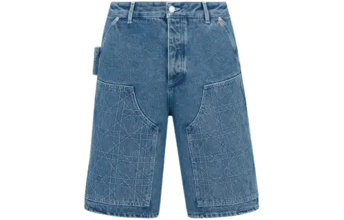 Dior Cannage Carpenter Bermuda Shorts