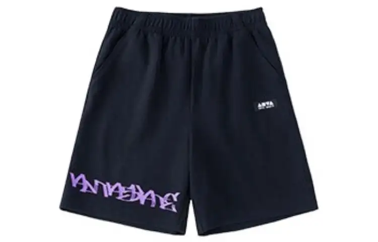 ANTA Life Collection Casual Shorts Men's Black Moderate