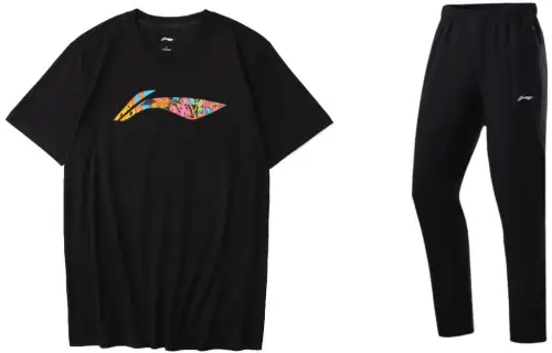Li Ning Casual Sportswear Men's Crew Neck Moderate