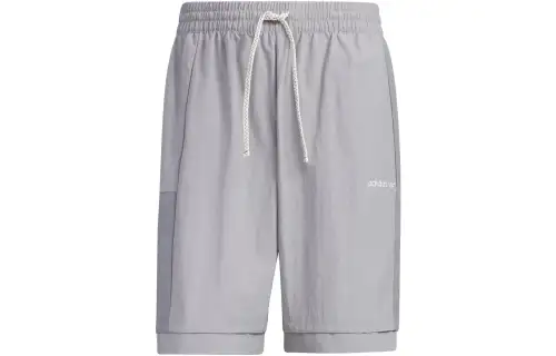 Adidas Originals Casual Shorts Men's Aluminum Gray Moderate