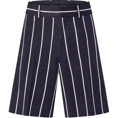 LOUIS VUITTON Linen And Cotton Blend Tailored Shorts