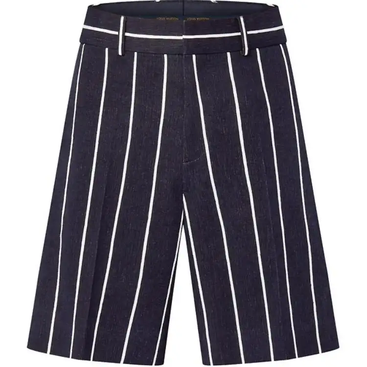 LOUIS VUITTON Linen And Cotton Blend Tailored Shorts