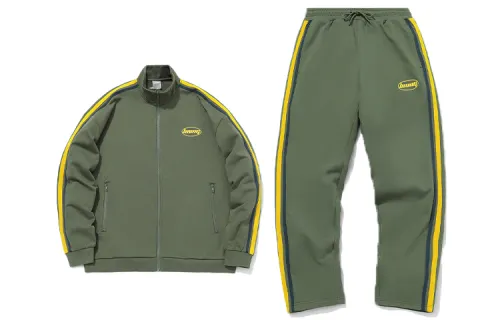 Li Ning Sweatshirt Set Men's Dark Moss Green