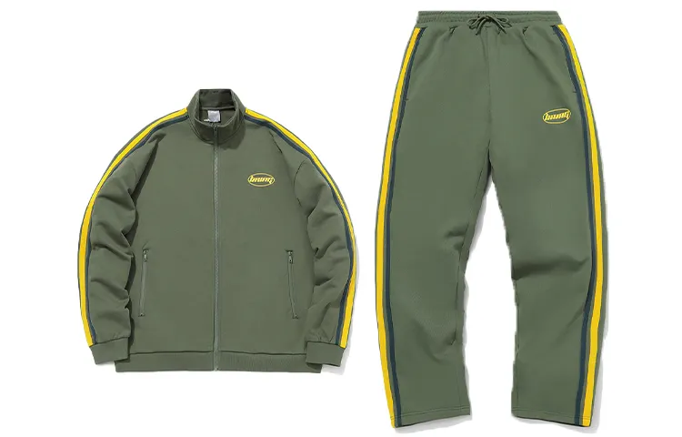 Li Ning Sweatshirt Set Men's Dark Moss Green