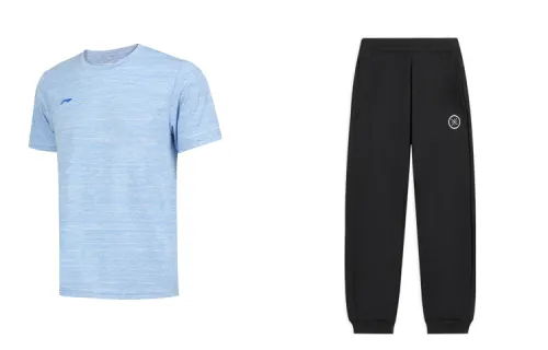 Li Ning Casual Sportswear Men's Crew Neck Moderate