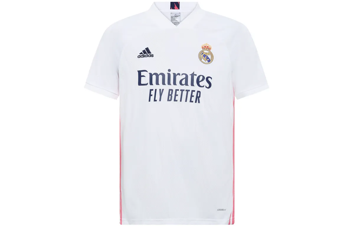 Adidas Real Madrid Soccer Jersey Fan Edition Men's White