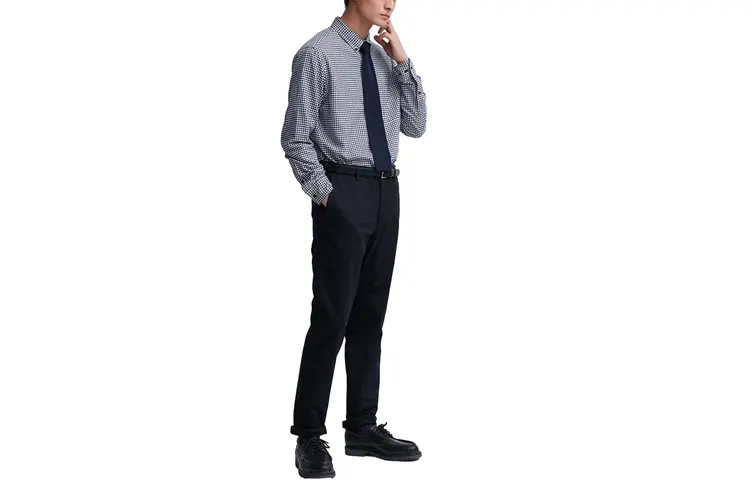 UNIQLO Casual Pants Men's Navy Blue