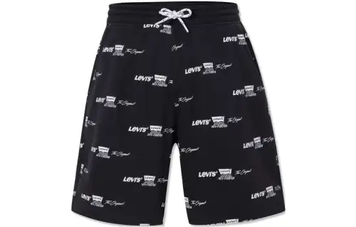 Levis Casual Shorts Men's Black Moderate