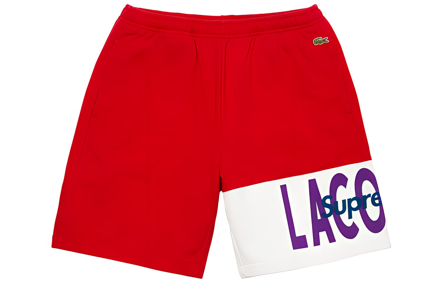 Supreme Lacoste Logo Panel Sweatshort
