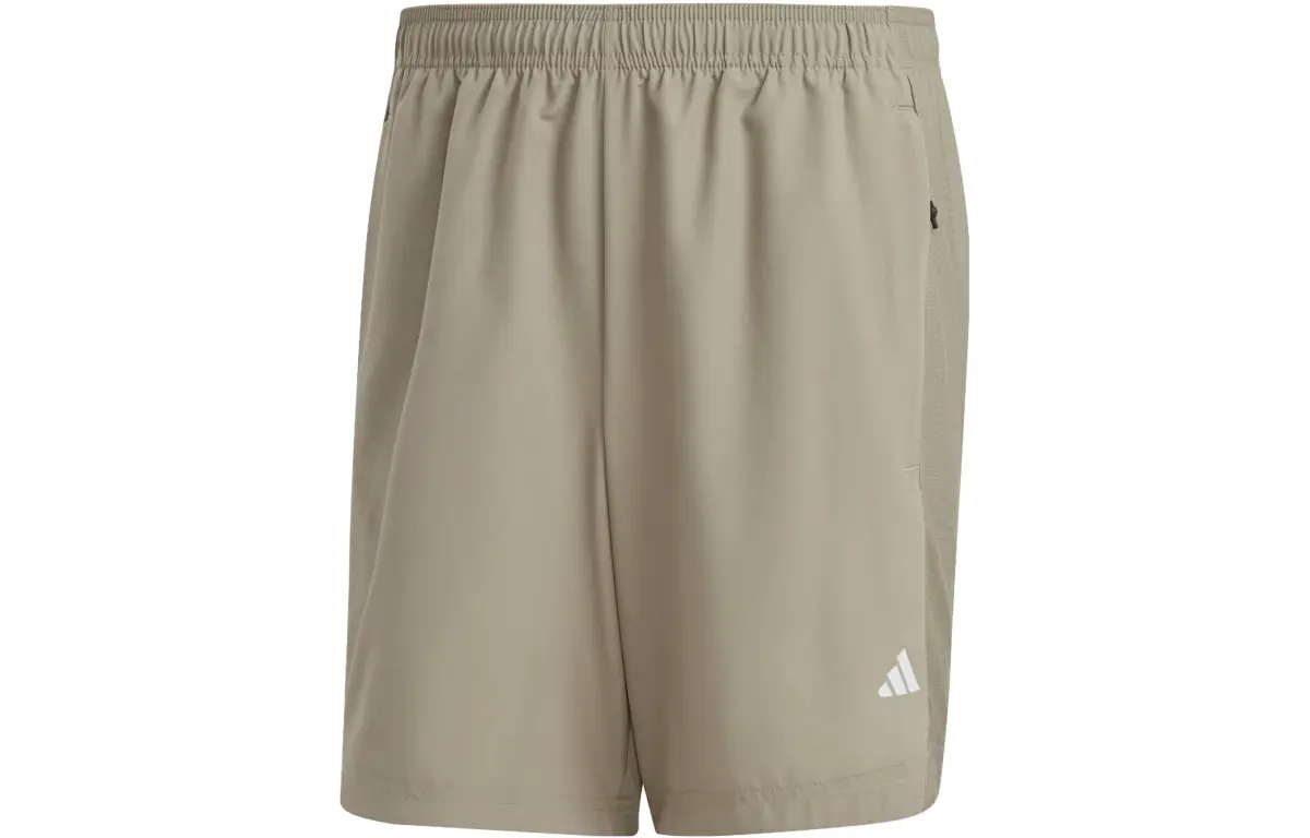 Adidas HIIT Casual Shorts Men's Pebble Silver Gray Moderate