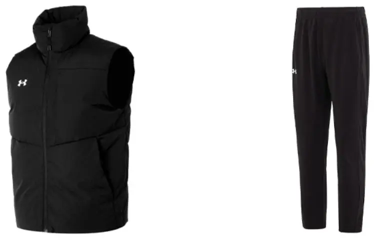 Under Armour Casual Sportswear Sets Men's Stand Collar Moderate