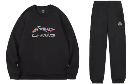 Li Ning Casual Sportswear Men's Crew Neck Moderate