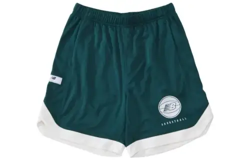 New Balance Dimple Mesh Line Casual Shorts Men's Dark Green Moderate