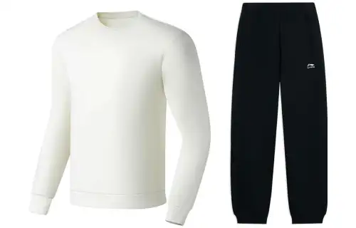Li Ning Casual Sportswear Men's Crew Neck Moderate