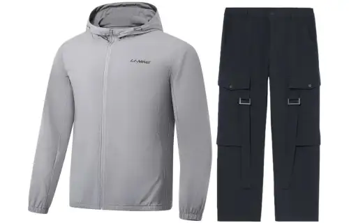 Li Ning Casual Sportswear Men's Hooded Moderate