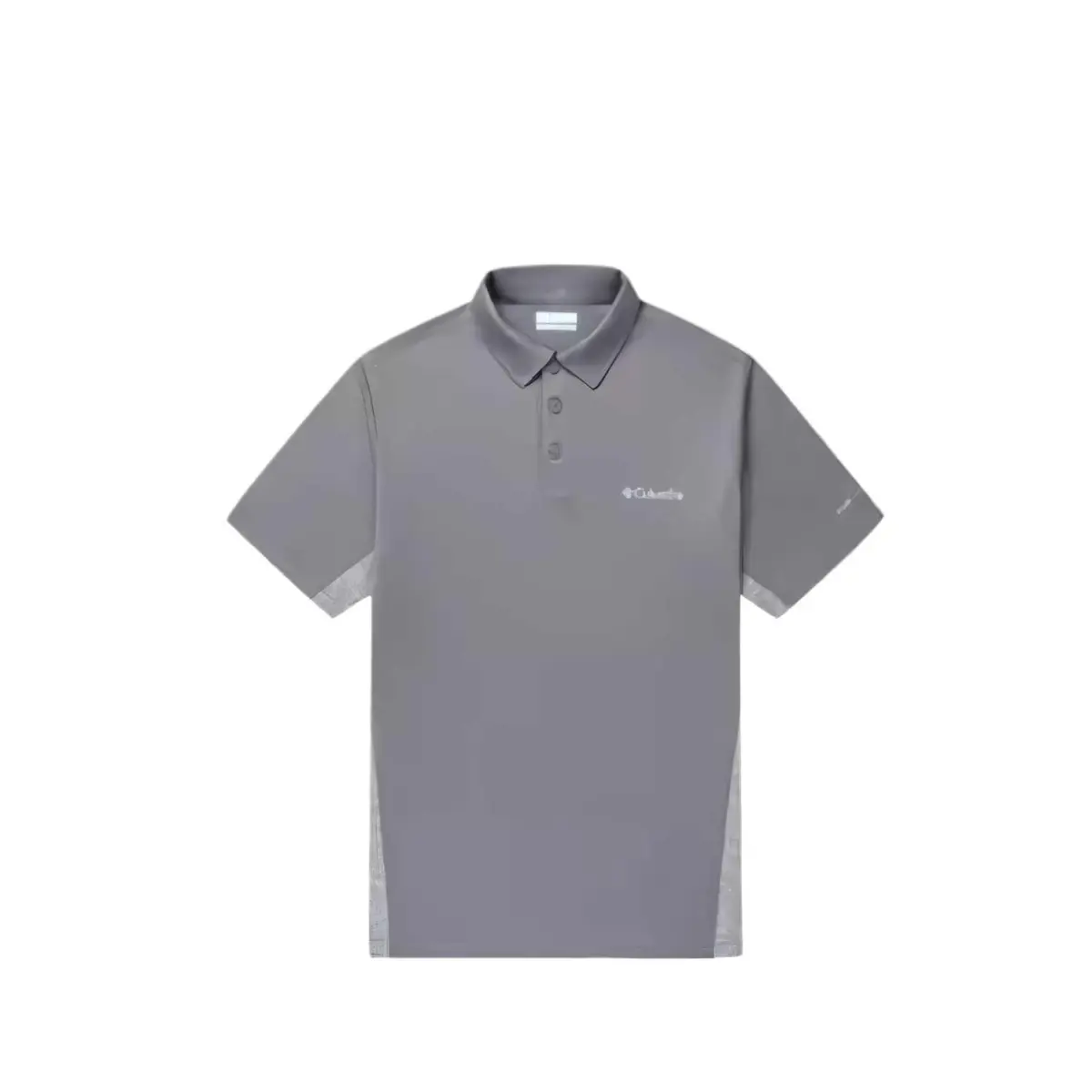 Columbia Polo Shirts Men's Gray Lapel Thin Straight Fit