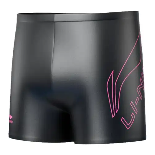 Li Ning Sports Trendy Collection Swimsuit Men's Black