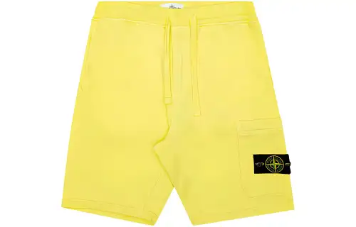 STONE ISLAND Casual Shorts Men's Lemon