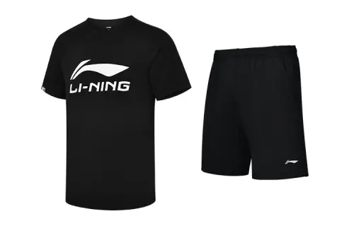 Li Ning Casual Sportswear Men's Black+Black