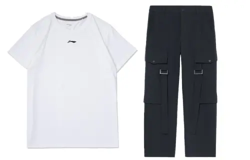 Li Ning Casual Sportswear Men's Crew Neck Moderate
