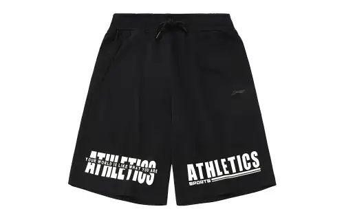 Li Ning Sports Basketball Collection Sports Shorts Men's Black